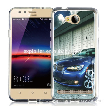 Free sample custom print design soft gel mobile phone case for huawei y3 ii